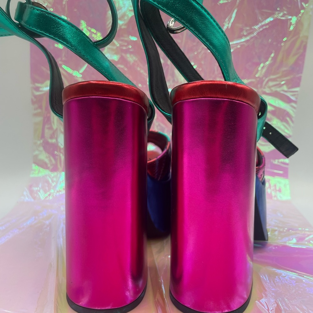 Jeffrey Campbell Seventyone Patchwork Platforms - image 5